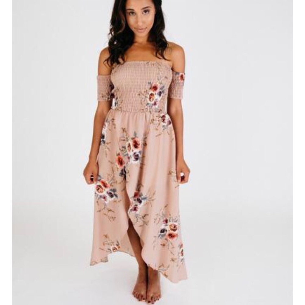 BohoWild Bahia Blue Marigold Boho Dress